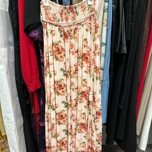 Forever21 floral maxi skirt